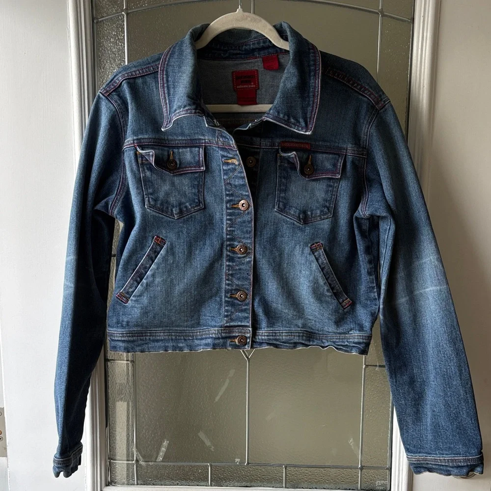 Parasuco Dark Blue Jean Jacket - Picture 1 of 5